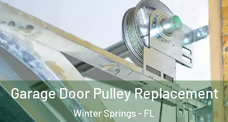  Garage Door Pulley Replacement Winter Springs - FL